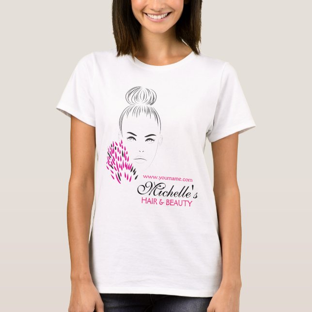 T-shirt Beau marquage à chaud d'illustration de mode de (Devant)