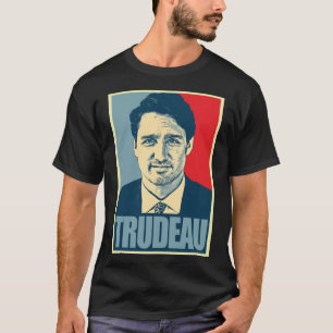 T-shirt Beau modèle Justin Politiciens Trudeau Cadeaux M