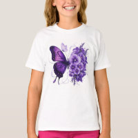 beau papillon violet mignon