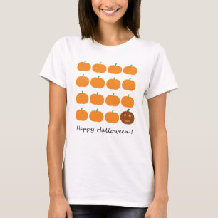 T-shirt Beau Patch Citrouille Halloween
