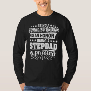 T-shirt Beau-père Chariot Élévateur à Fourche Opérateur de