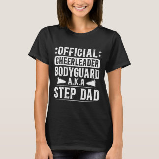 T-shirt Beau-père de cheerleader drôle 