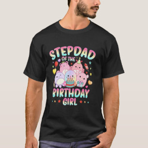 T-shirt Beau-père de la fille d'anniversaire Squish Squad