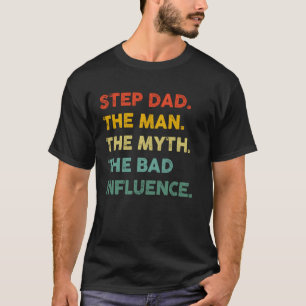 T-shirt Beau-père vintage le mec la légende la mauvaise in