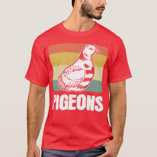 T-shirt Beau Pigeon Bird Epert Cadeau vintage