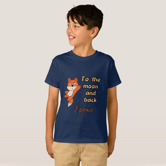 T-shirt Beau renard volant (Devant entier)