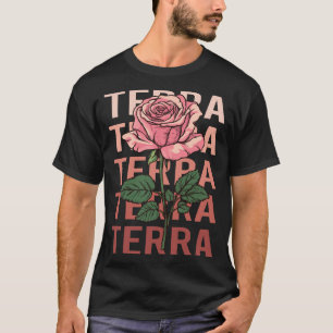 T-shirt Beau Rose - Terra Name