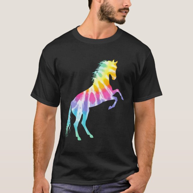 T-shirt Beau Tie Dye Horse (Devant)