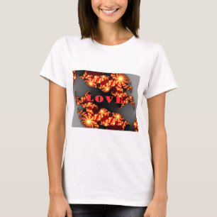 T-shirt Beau univers coloré extraordinaire Love text