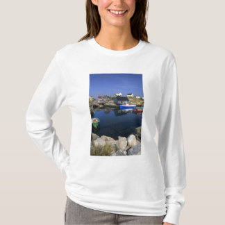 T-shirt Beau village de Peggy's Cove avec port