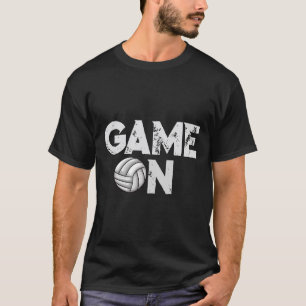 T-shirt Beau Volley-ball Amusant Pour Filles Ados et Femme