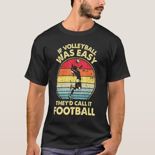 T-shirt Beau Volley-Ball S Pour Filles Et Femmes Ados (Devant)