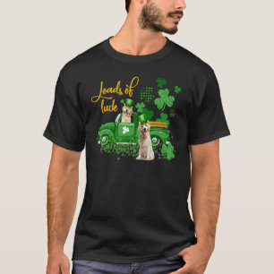 T-shirt Beaucoup de chance Camion Retriever doré St Patric