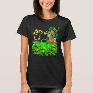 T-shirt Beaucoup de chance Camion Vizsla St Patrick S Day
