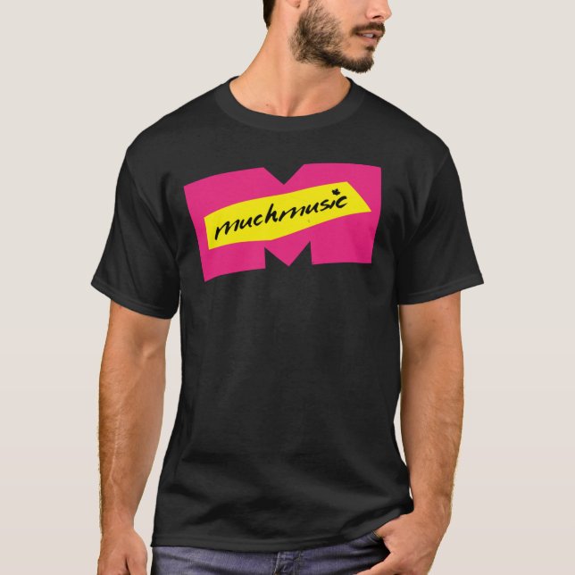 T-SHIRT BEAUCOUP DE LOGO RÉTRO MUSIQUE   (Devant)
