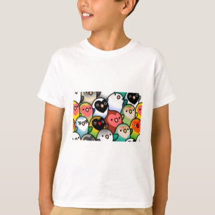 T-shirt Beaucoup d'oiseaux amoureux