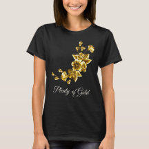 Beaucoup d'or Élégante Florale