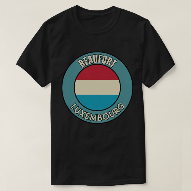 T-shirt Beaufort, Luxembourg (Design devant)