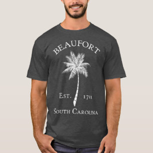 T-shirt Beaufort Sud olina SC Palmetto Style ancien
