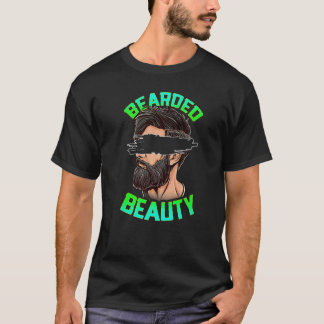 T-shirt Beauté Barbu Croissance des Cheveux du Visage Homm