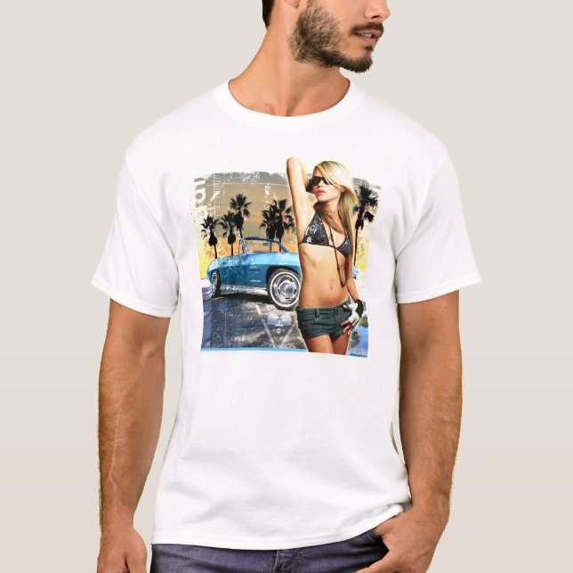 T-shirt Beauté classique de Corvette (Devant)