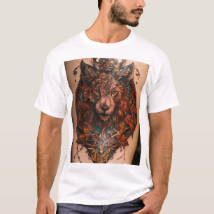 T-shirt Beauté de la nature Design tribal faune"