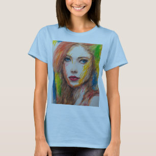 T-shirt "Beauté lunatique : Fille en Art"