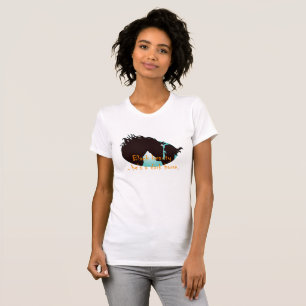 T-shirt Beauté noire c'est un cheval sombre
