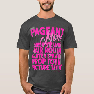 T-shirt Beauté Pageant Chemise Cadeau Glitz Fille Maman Po