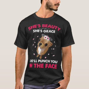T-shirt Beauté Shes Grace Punch Vous Dans Le Visage Chiahu