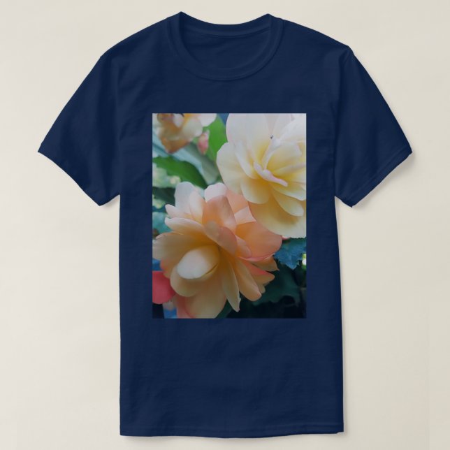 T-shirt Beautiful Begonias (Design devant)