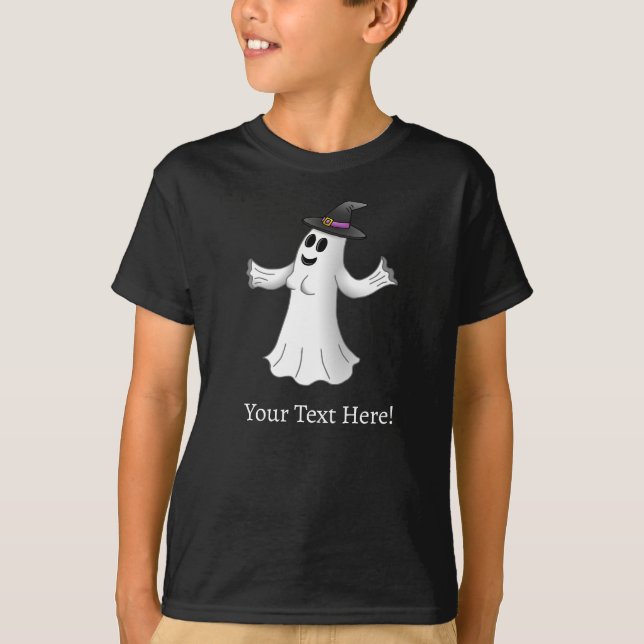 T-shirt Beautiful Halloween Ghost (Devant)