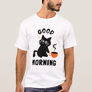 T-shirt beaux chats noirs