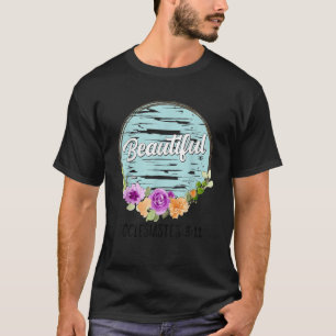 T-shirt Beaux Ecclesiastes 3 11 Citations Religieuses Chri