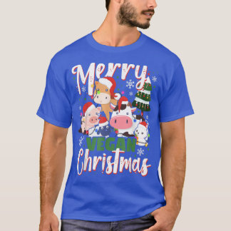 T-shirt Beaux et Beaux Animaux Vous Souhaitant Un Joyeux V