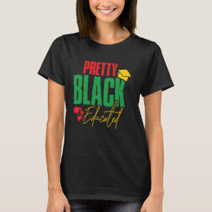 T-shirt Beaux Noirs & Éduqués hommes femmes filles à la mé