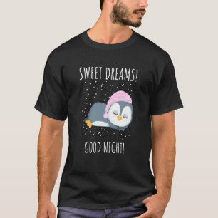 T-shirt Beaux rêves Bonne nuit Manchot Pour Enfants