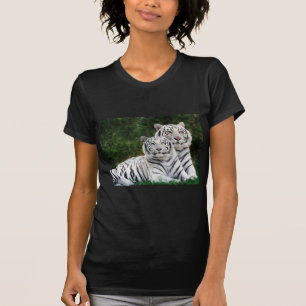 T-shirt Beaux tigres blancs