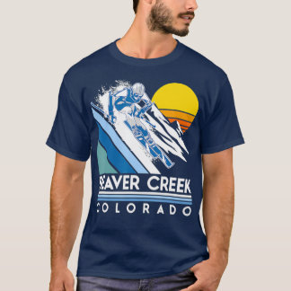 T-shirt Beaver Creek Colorado Retro Ski