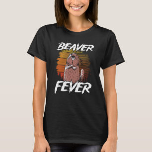 T-shirt Beaver Fièvre Arrière-plan Beaver