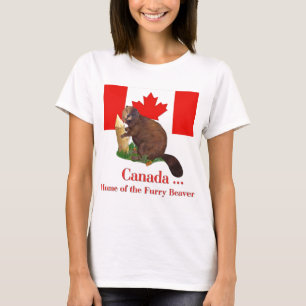 T-shirt Beaver Furry