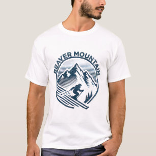 T-shirt Beaver Mountain Utah Station de ski Colorado Ski