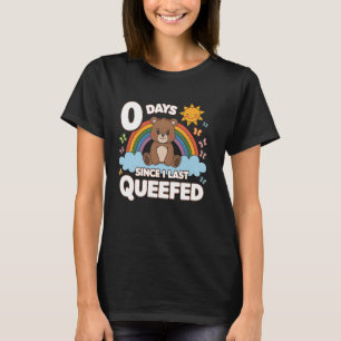 T-shirt Bébé arc-en-ciel drôle de pet vaginal 0 jours depu