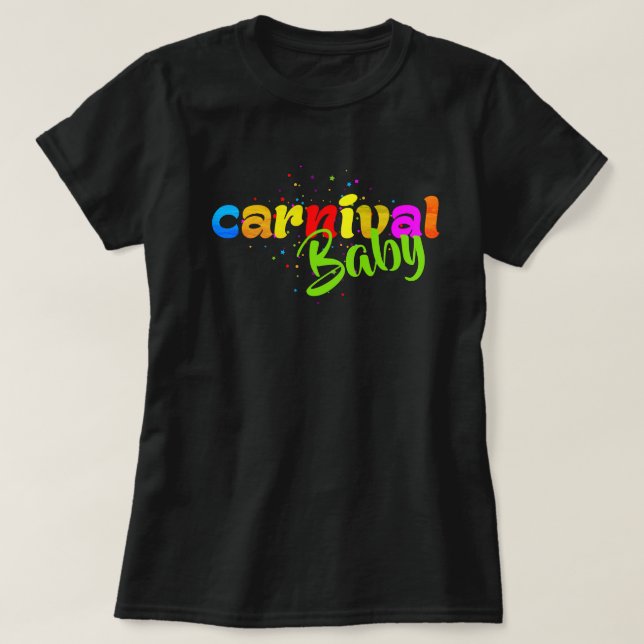 T-shirt Bébé carnavaleux (croûte) (Design devant)