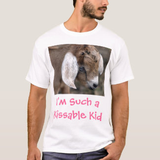 T-shirt bébé-chèvre, je suis un tel enfant de Kissable