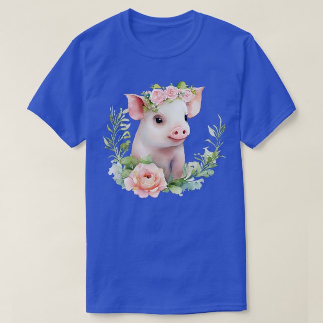 T-shirt Bébé cochon (Design devant)