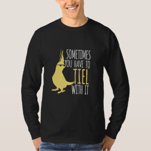 T-shirt Bébé Cockatiel Jaune Carrelage Avec Elle! Cockatie