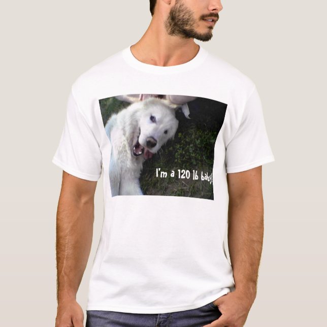 T-shirt bébé de 120 livres (Devant)
