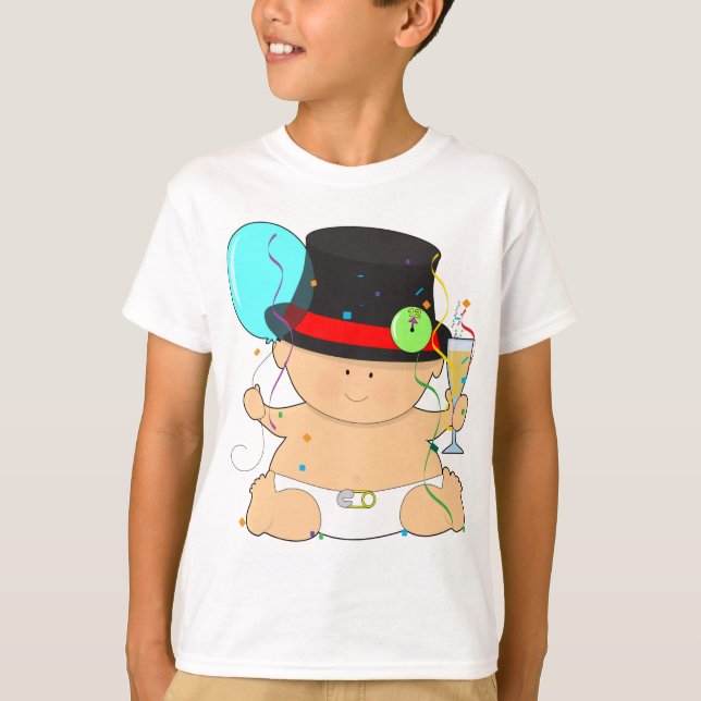 T-shirt Bébé de bonne année (Devant)