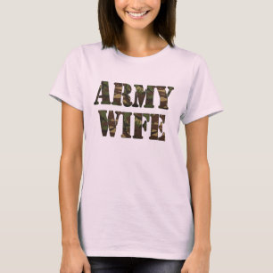 T-shirt Bébé de dames d'épouse d'armée - poupée